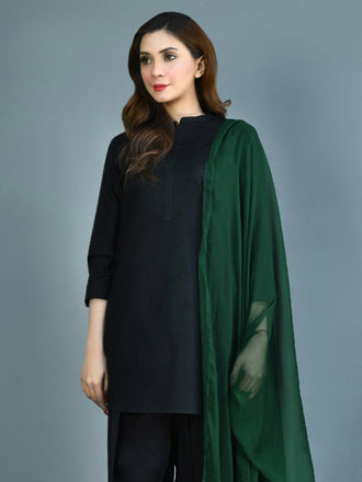 chiffon-dupatta---bottle-green