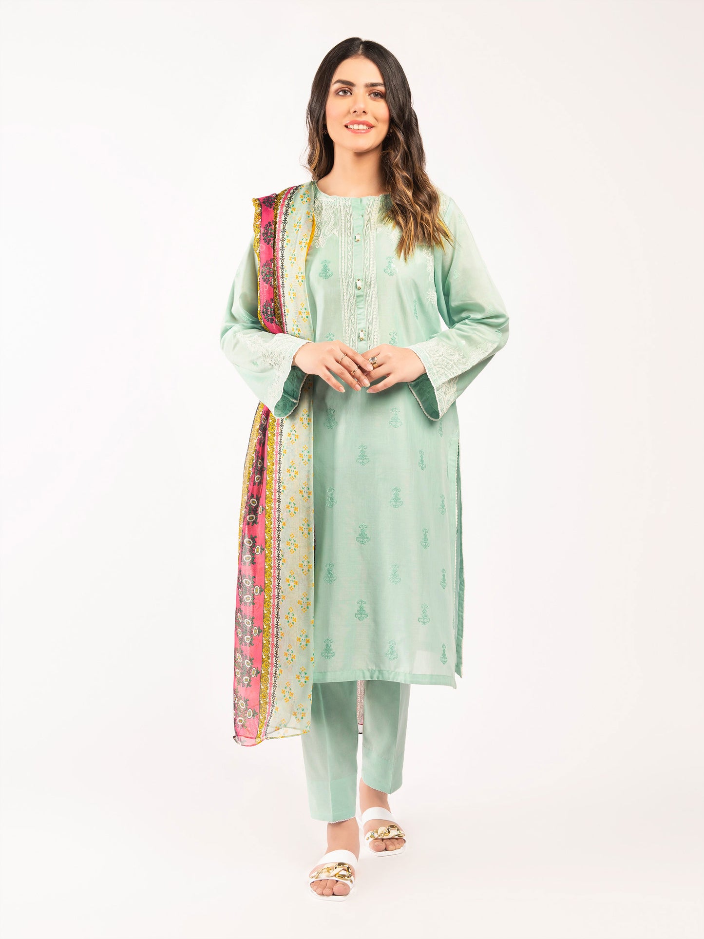 Embroidered Lawn Suit