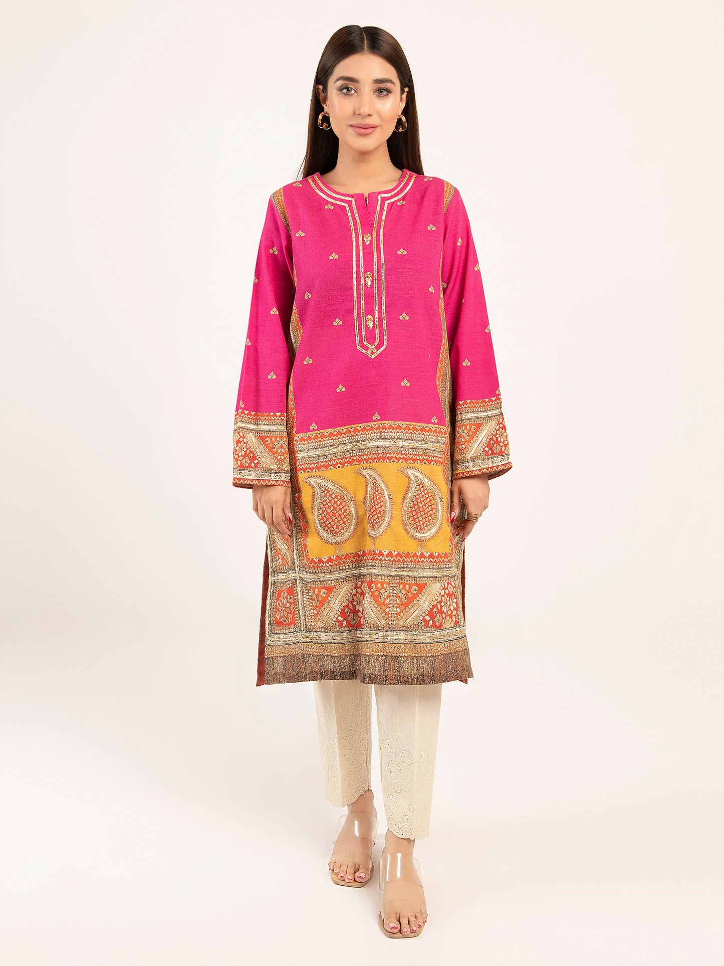 Khaddar Shirt-Printed (Pret)