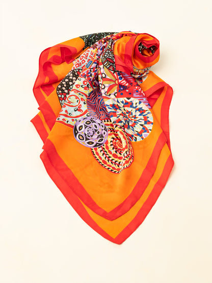 Printed Silk Scarf