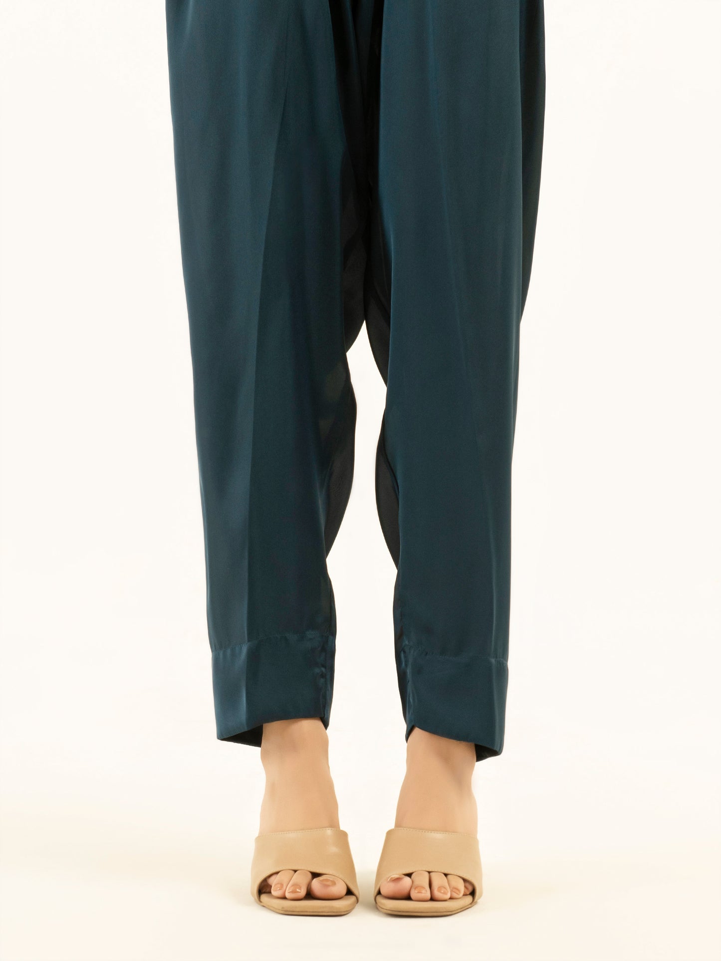 Dyed Silk Trousers