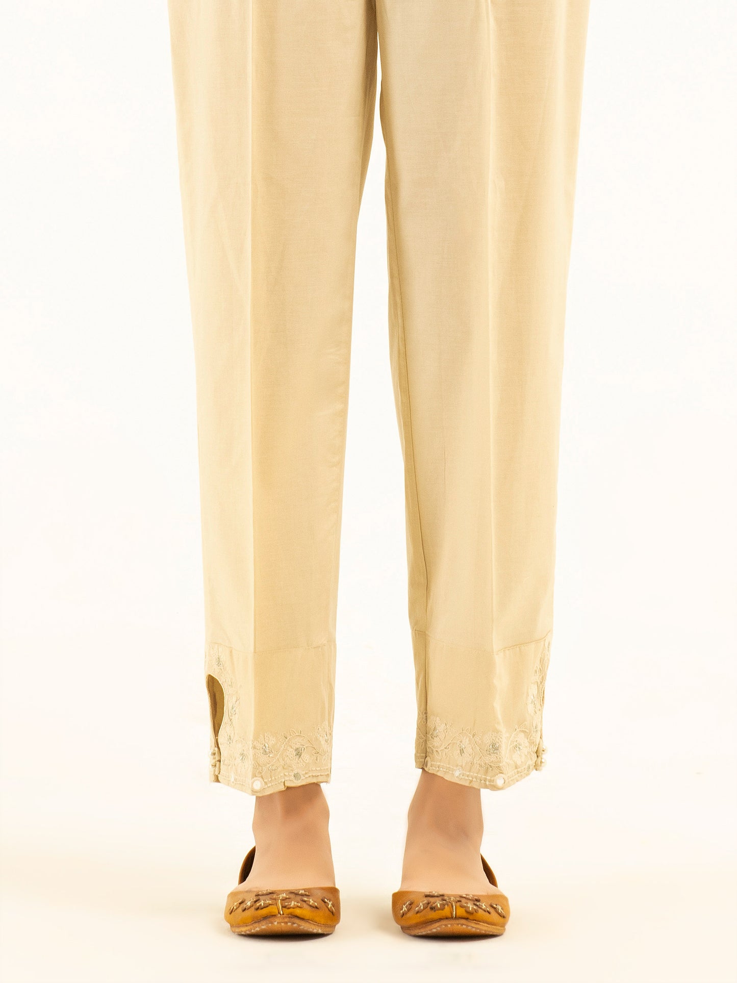 Embroidered Cambric Trousers