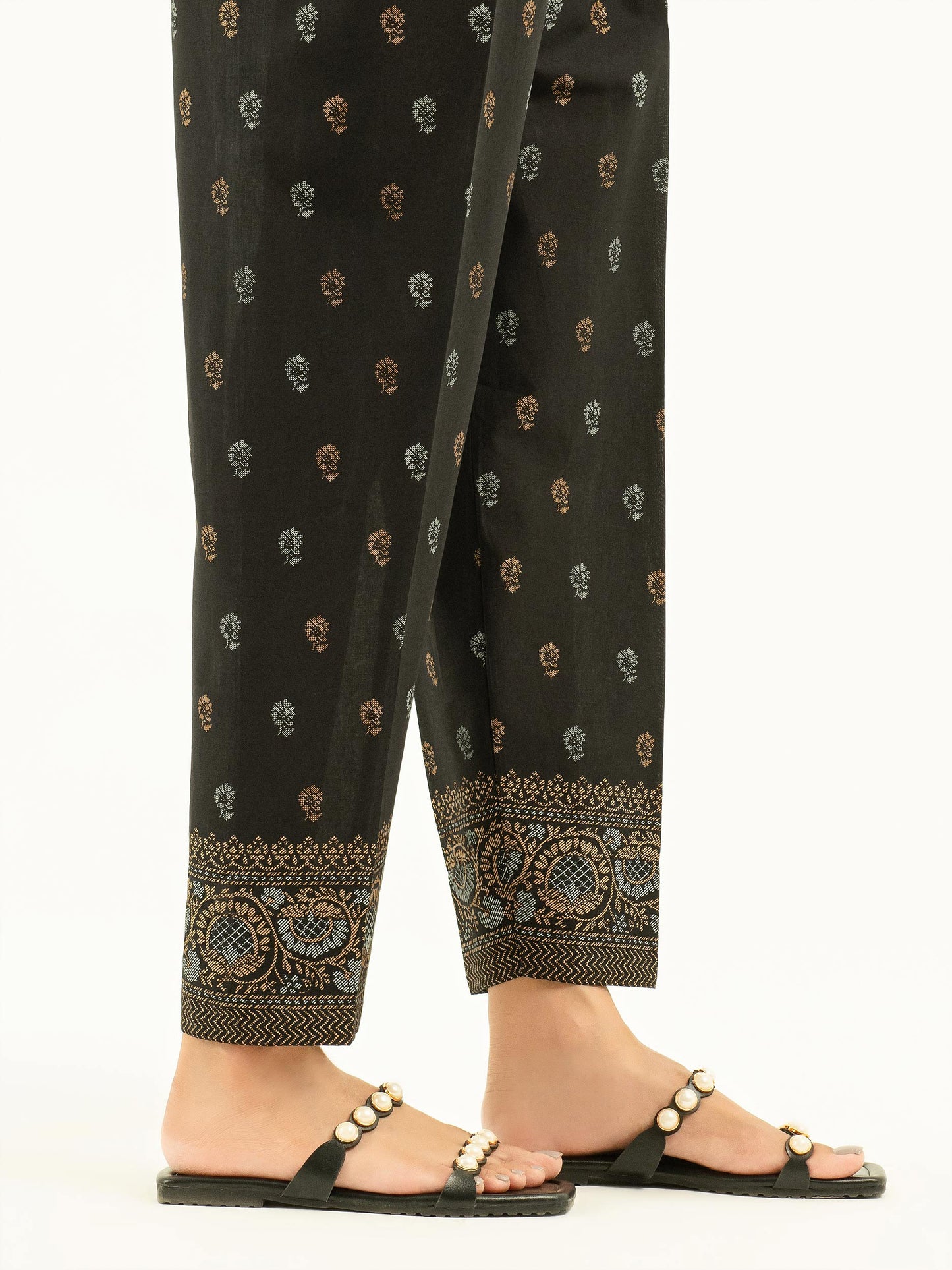 Printed Cambric Trousers