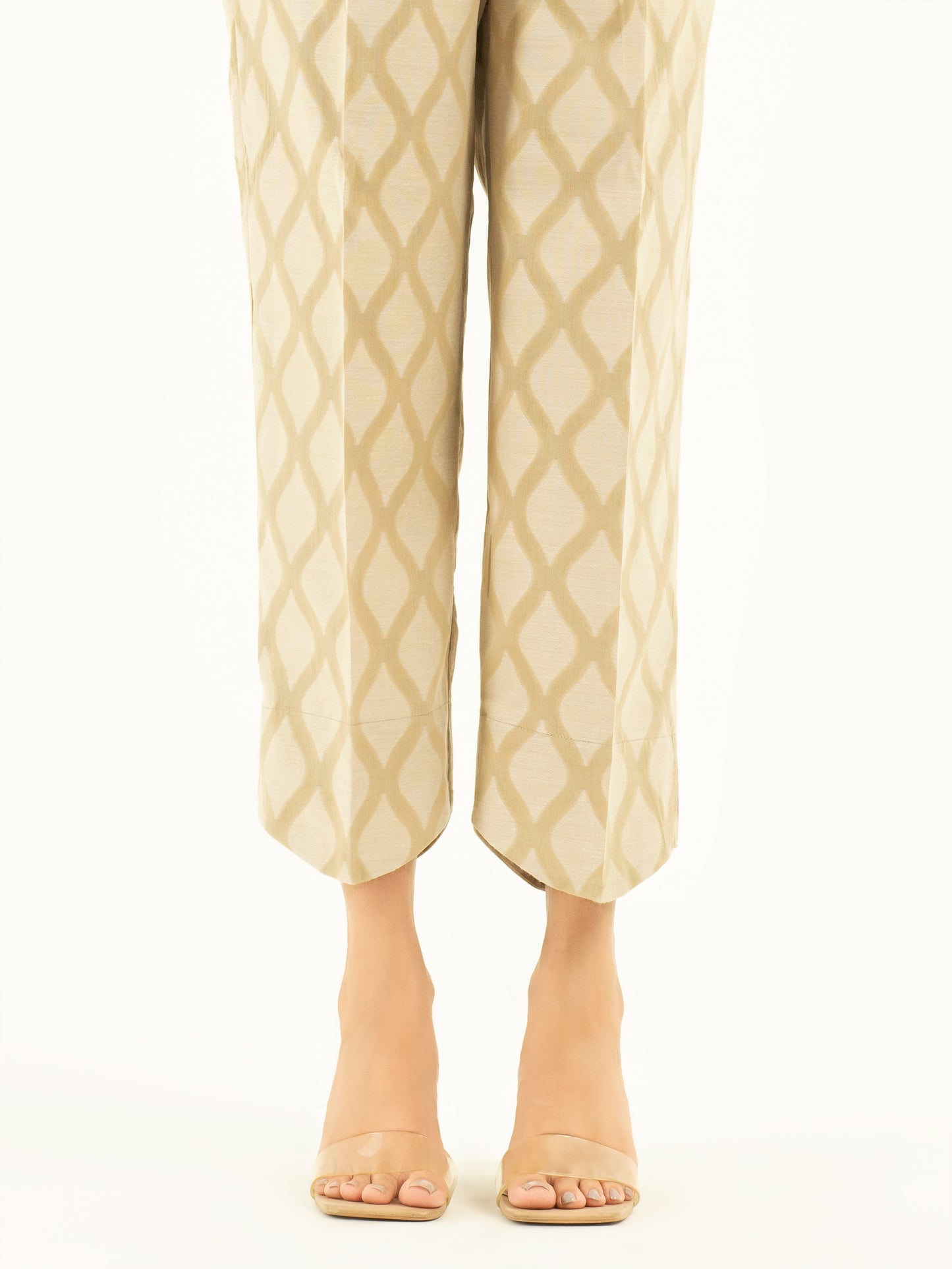 Printed Jacquard Trousers