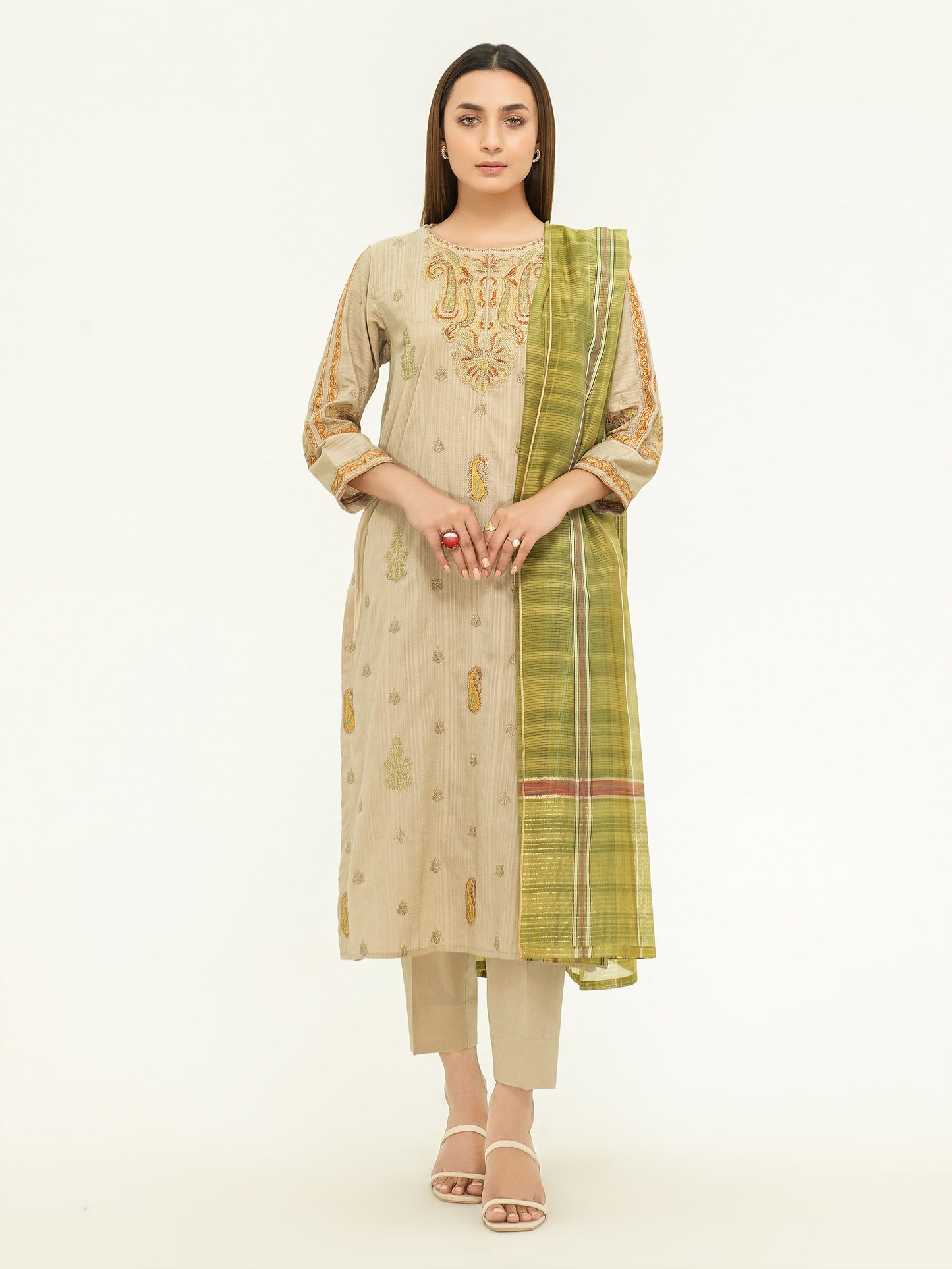 Embroidered Lawn Suit