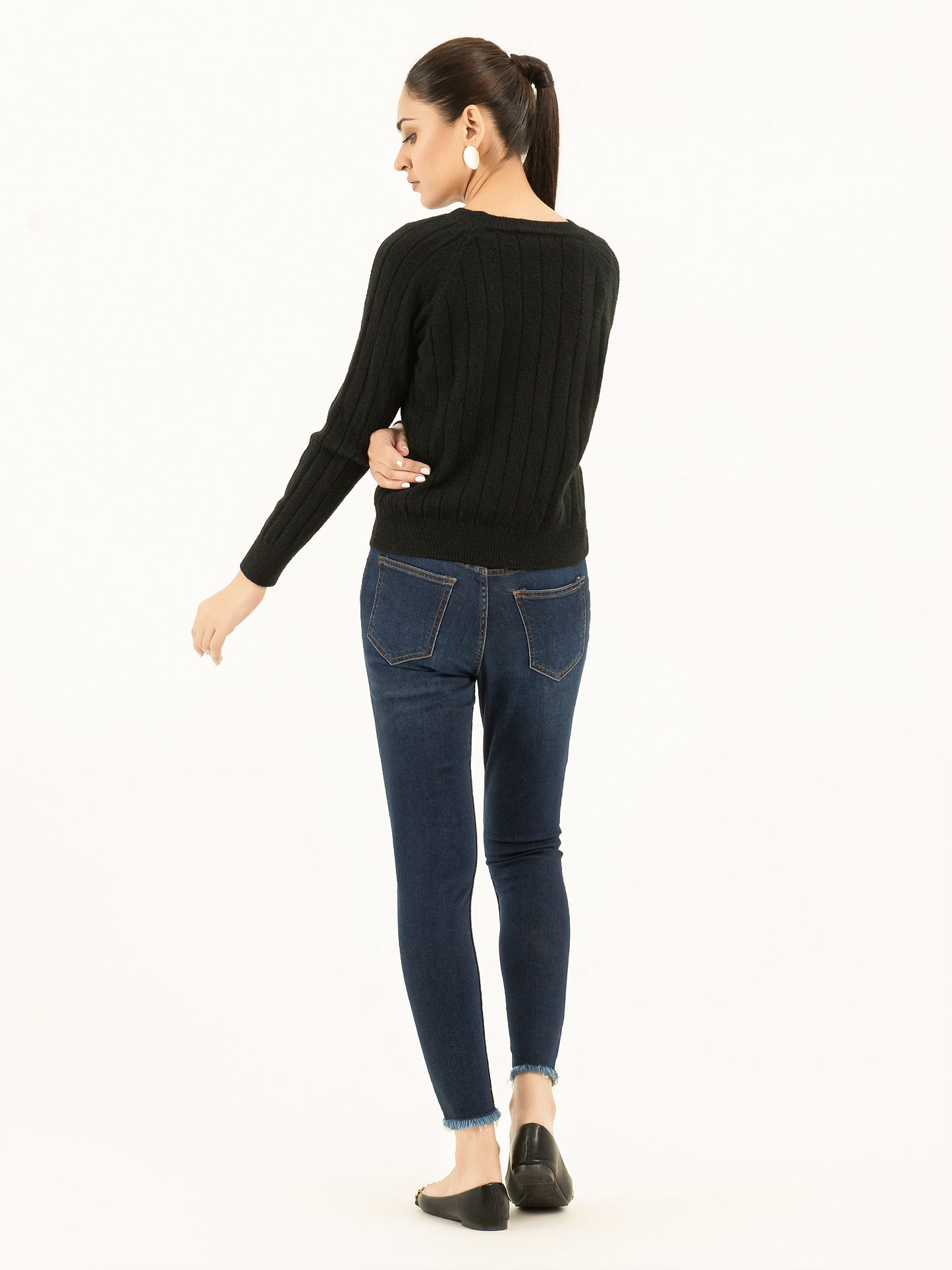 Ribbed Knit Sweater