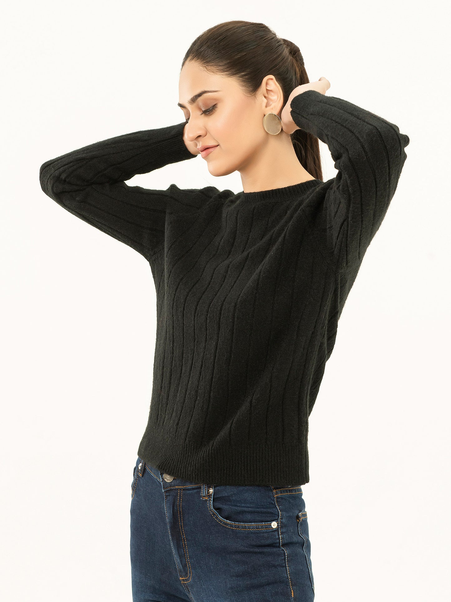 Ribbed Knit Sweater