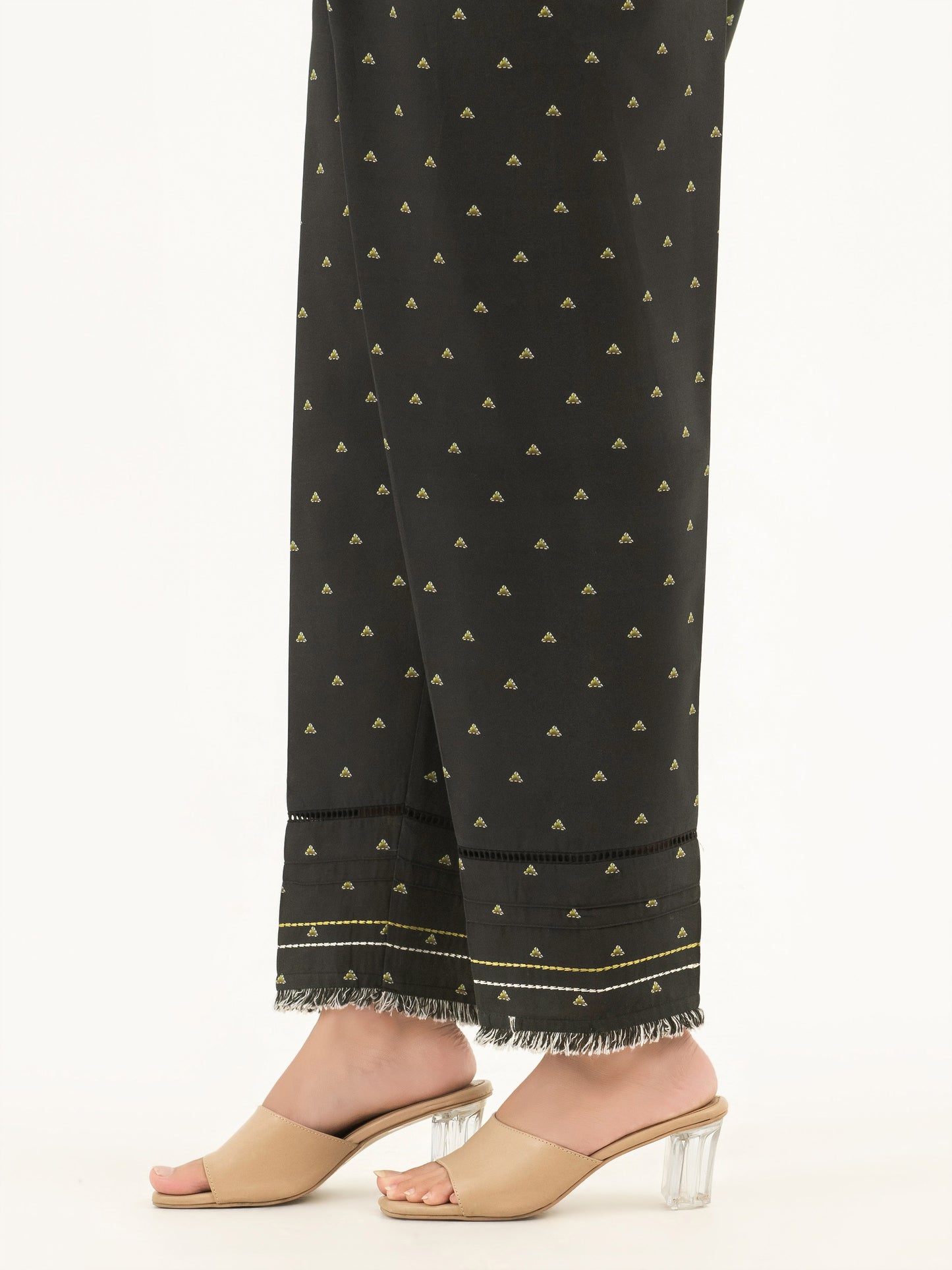 Embroidered Winter Cotton Trousers