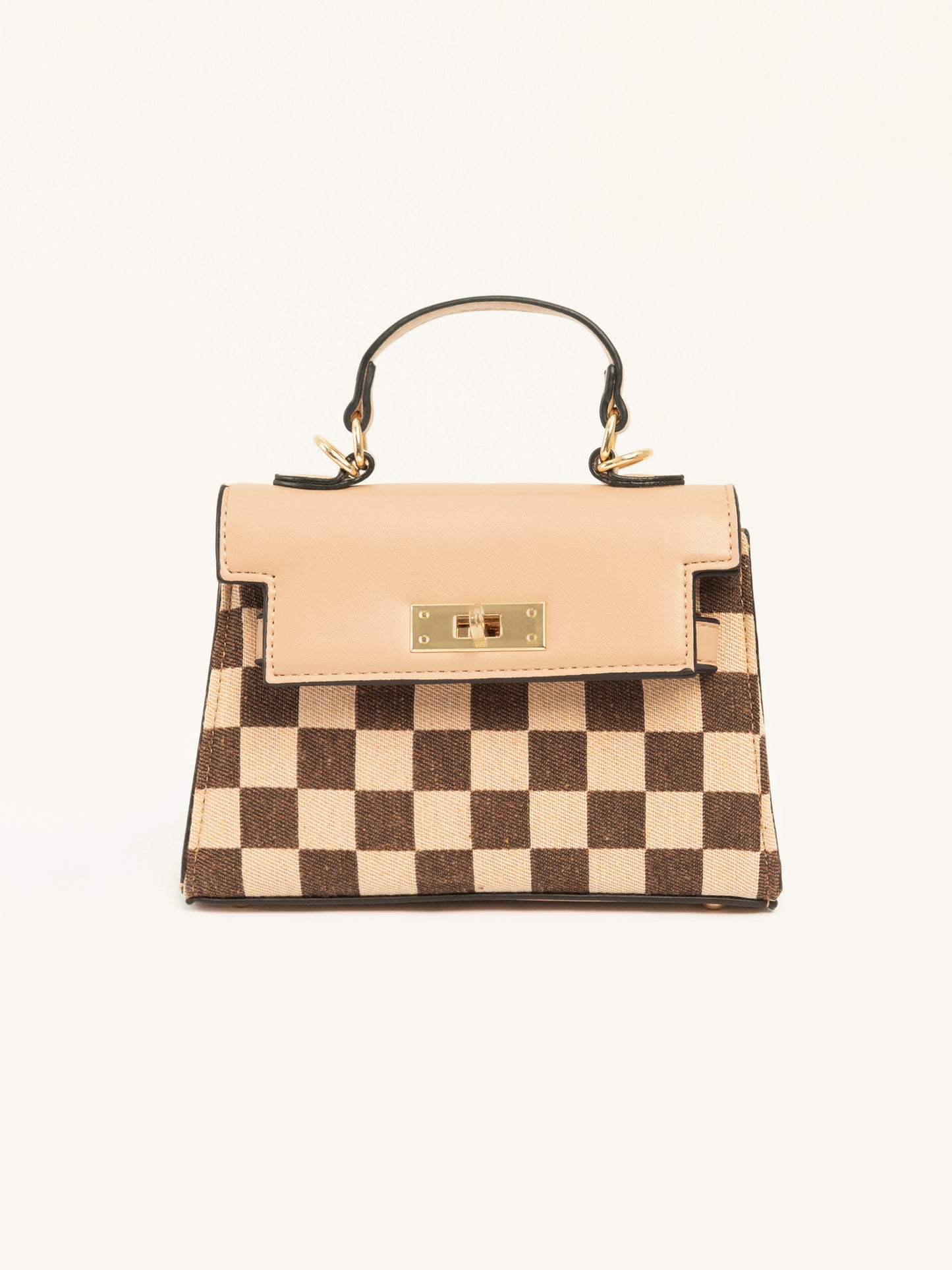 Checkered Mini Handbag