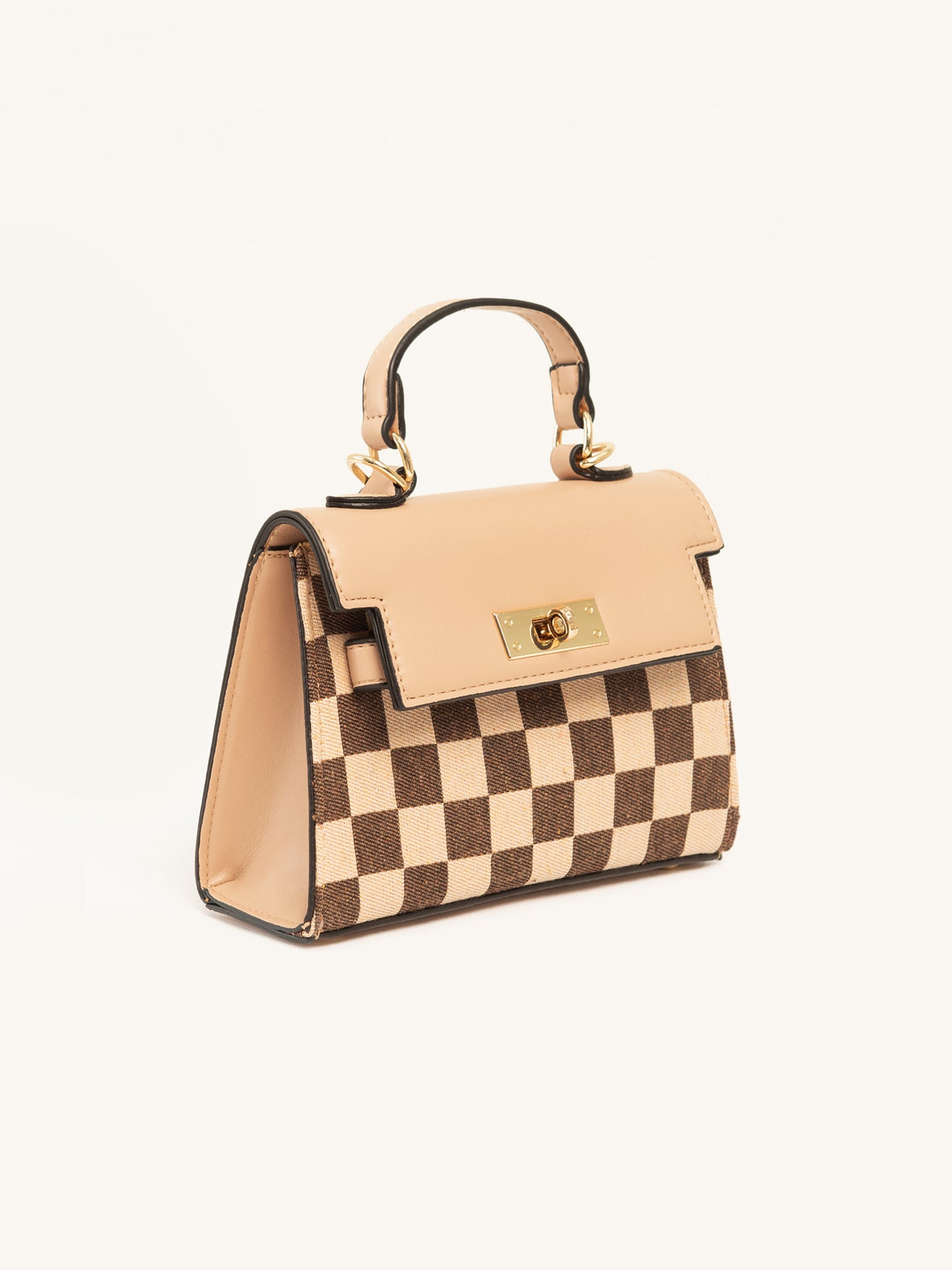 Checkered Mini Handbag