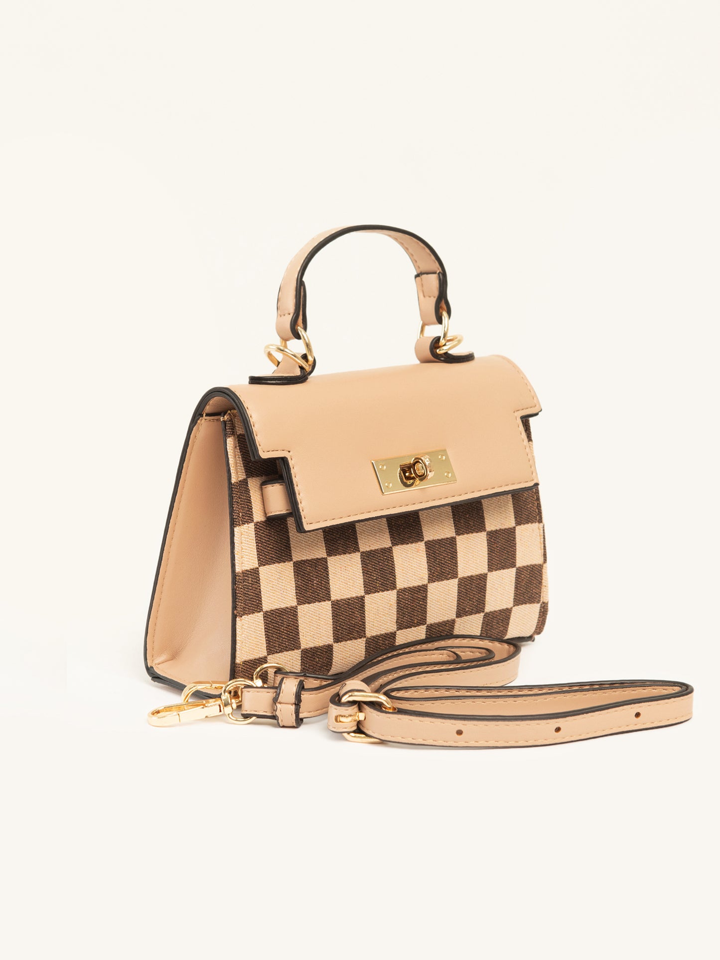 Checkered Mini Handbag