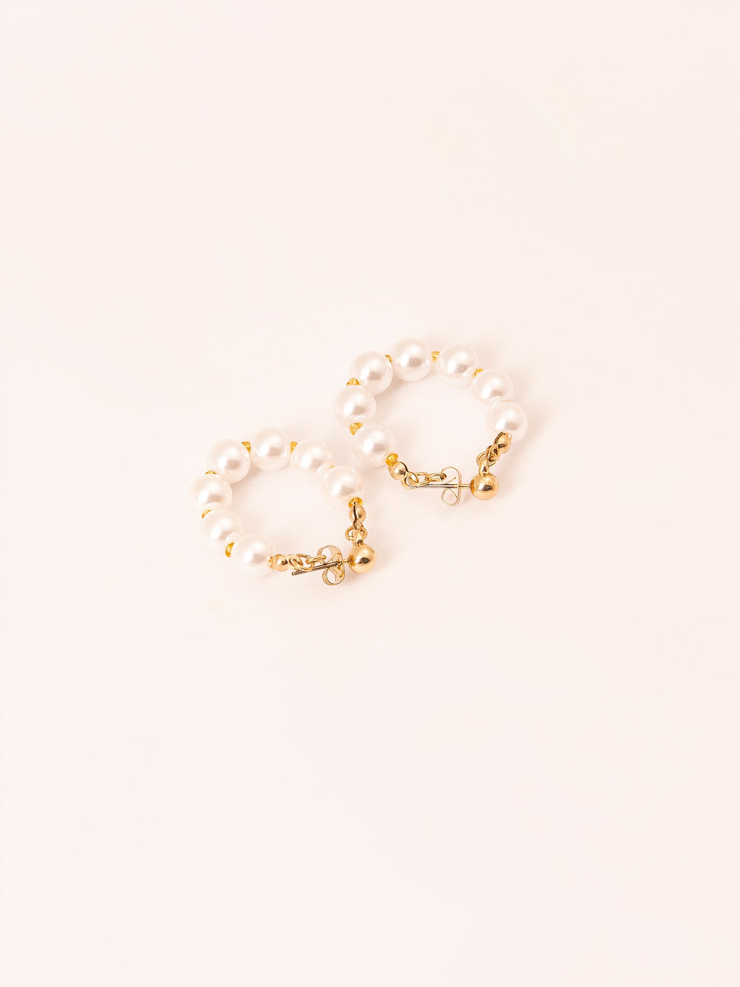 Pearl Hoop Earrings