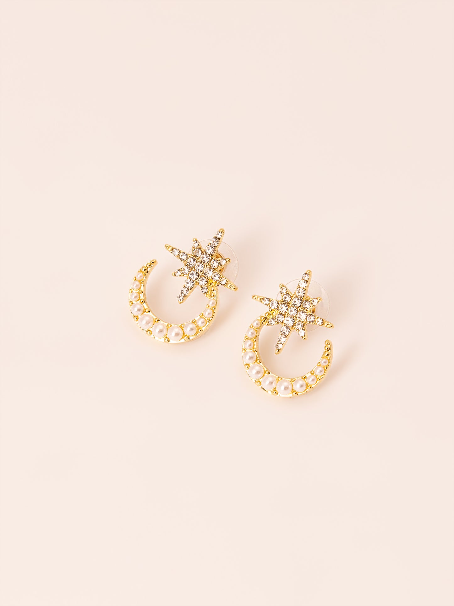 Crescent Star Earrings