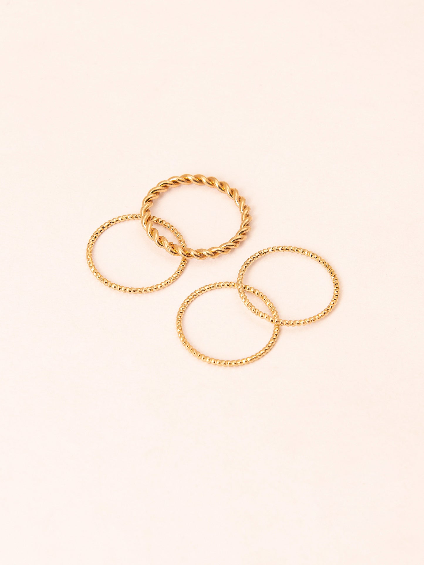 Metallic Ring Set