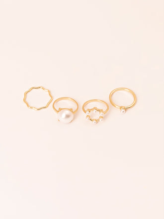 pearl-ring-set