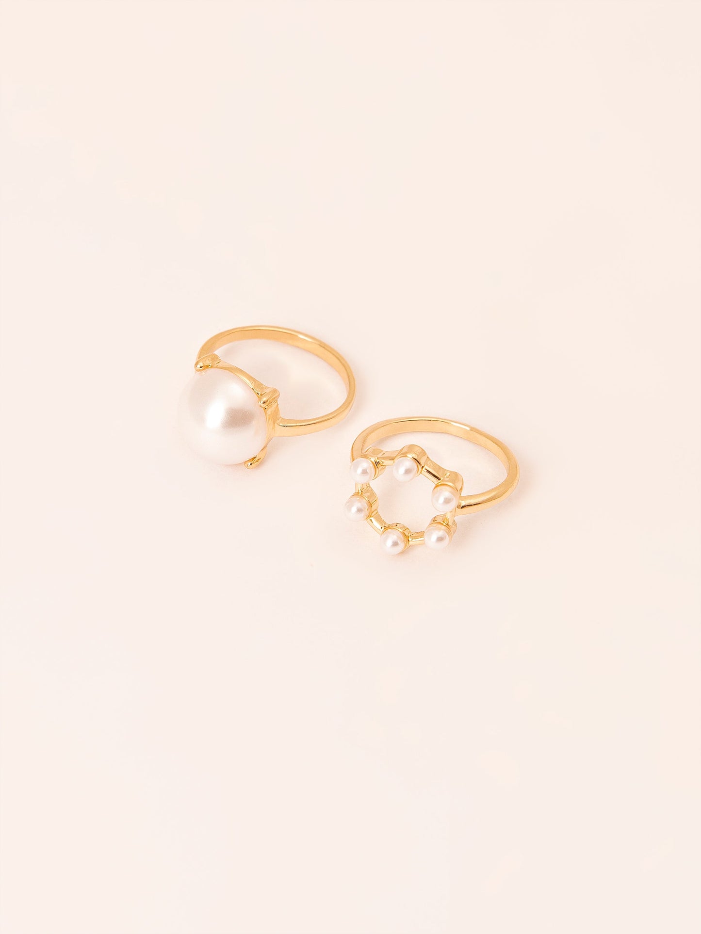 Pearl Ring Set