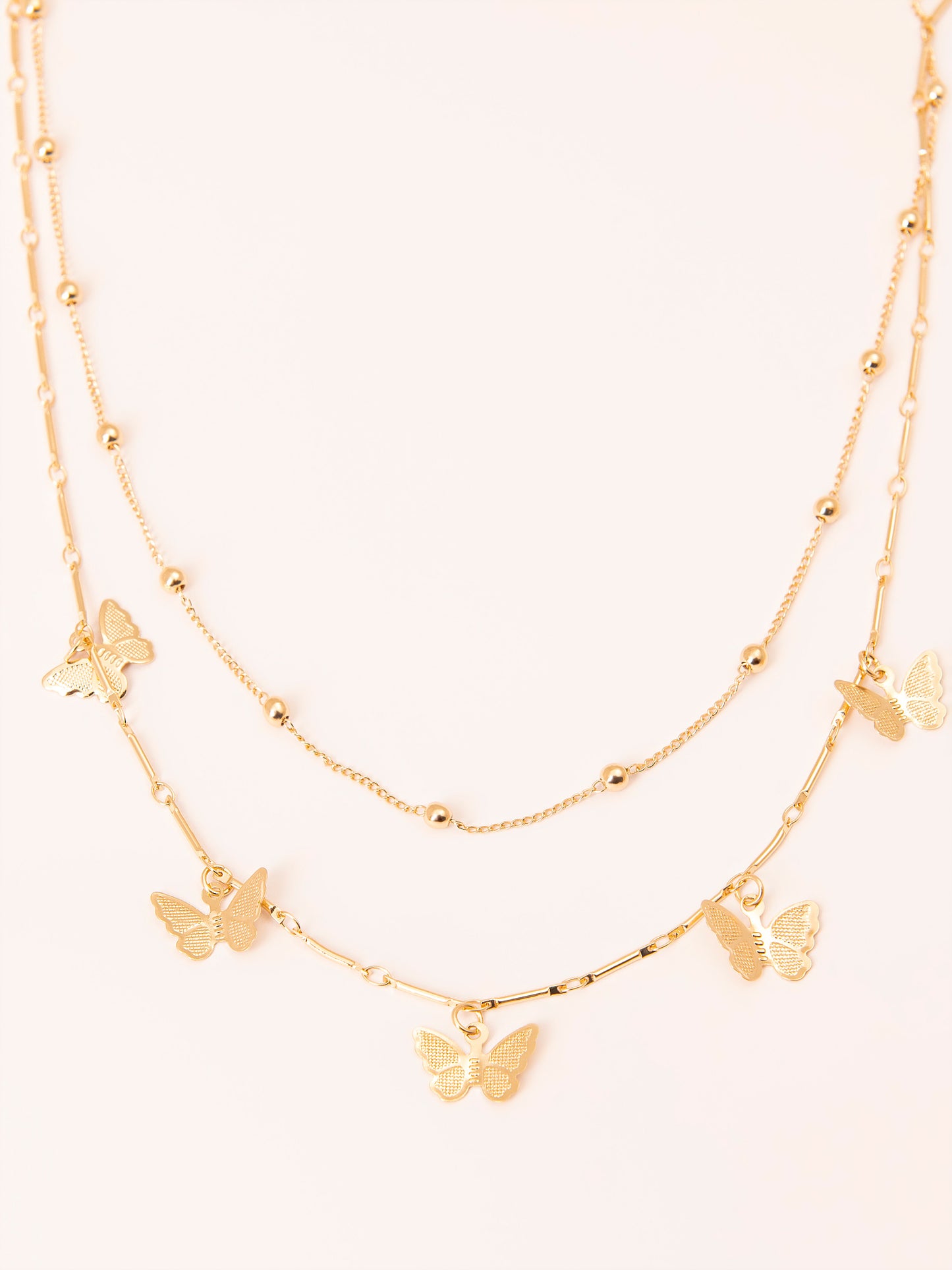 Butterfly Layered Necklace