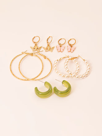 multi-tone-earrings-set