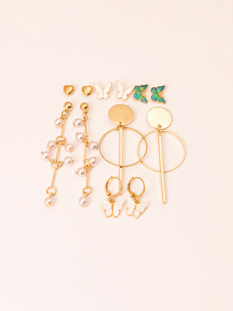 metallic-earrings-set