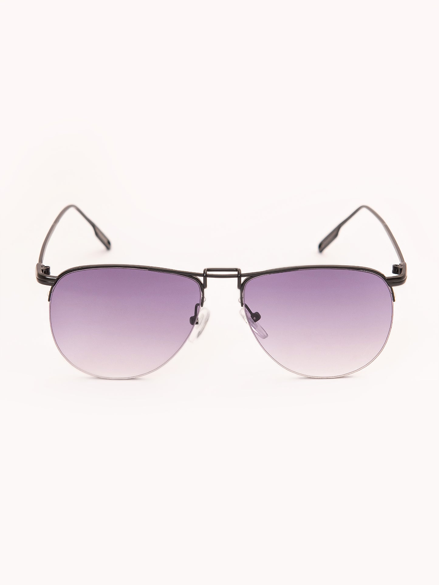 Metallic Aviator Sunglasses