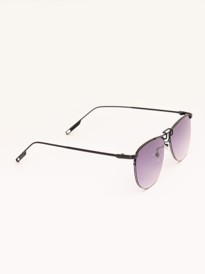 Metallic Aviator Sunglasses