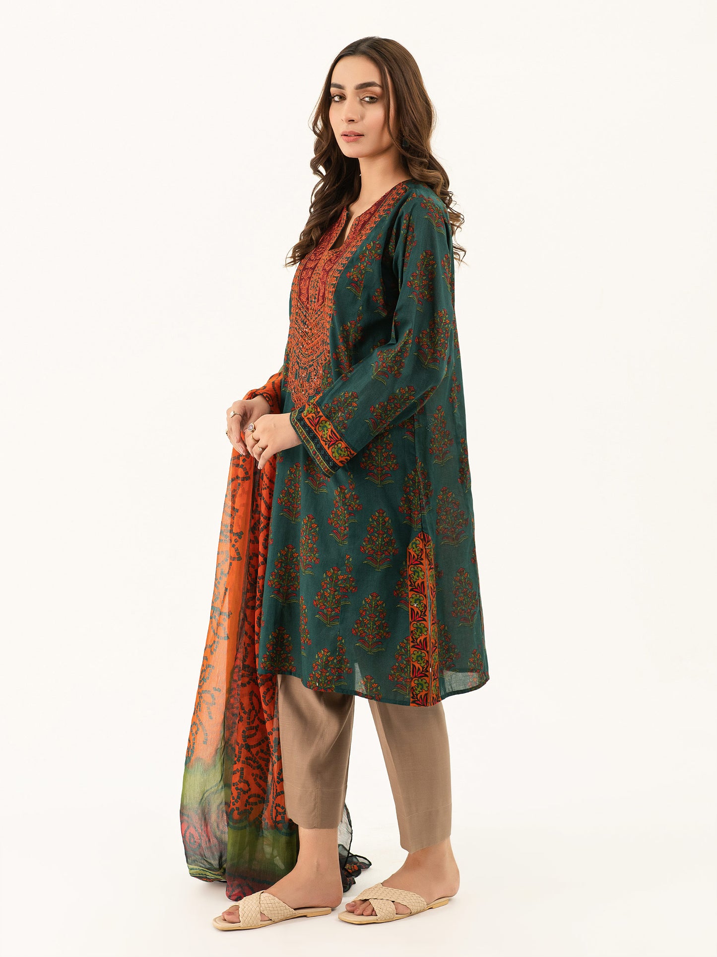 Embroidered Lawn Suit