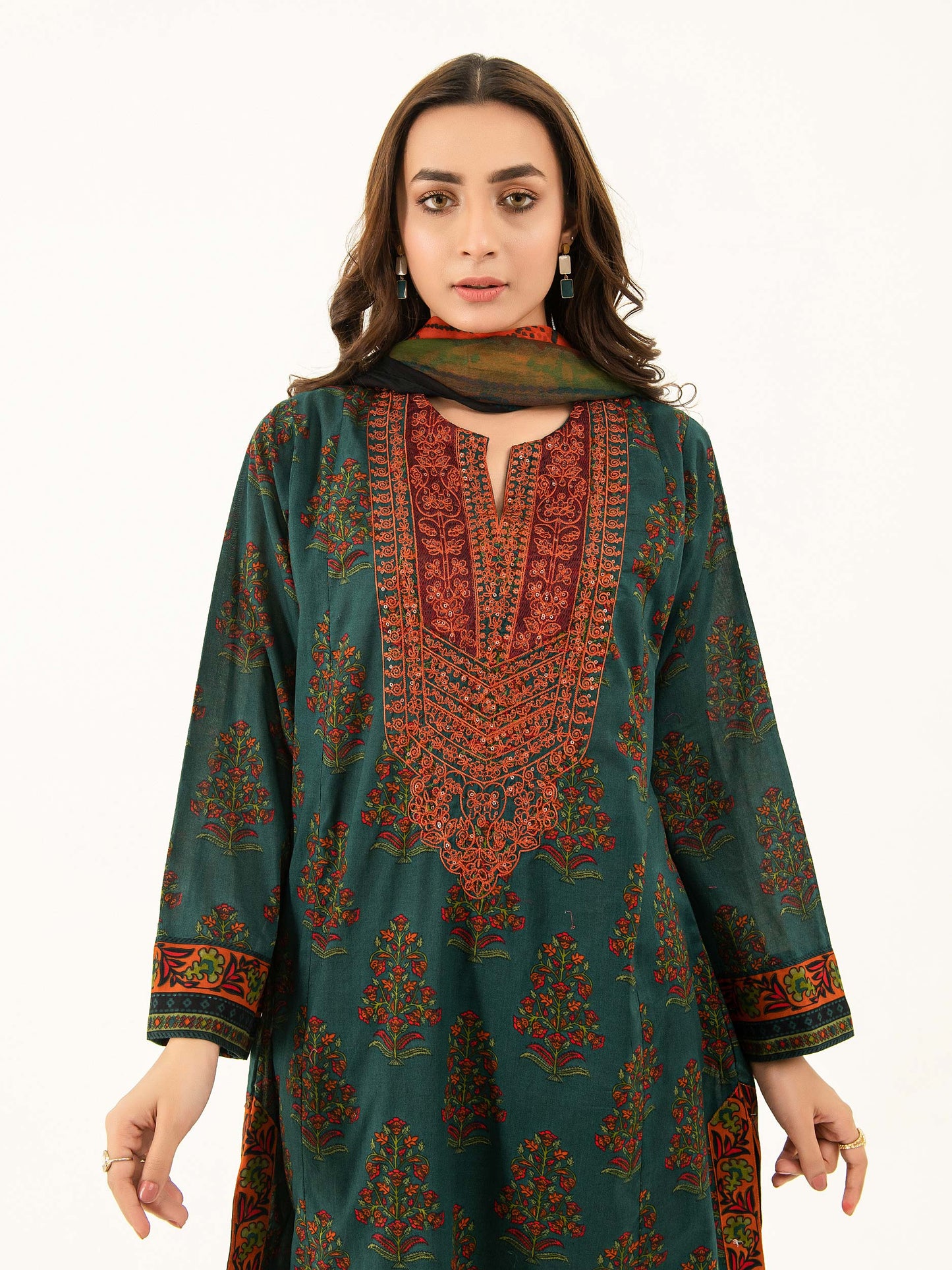 Embroidered Lawn Suit