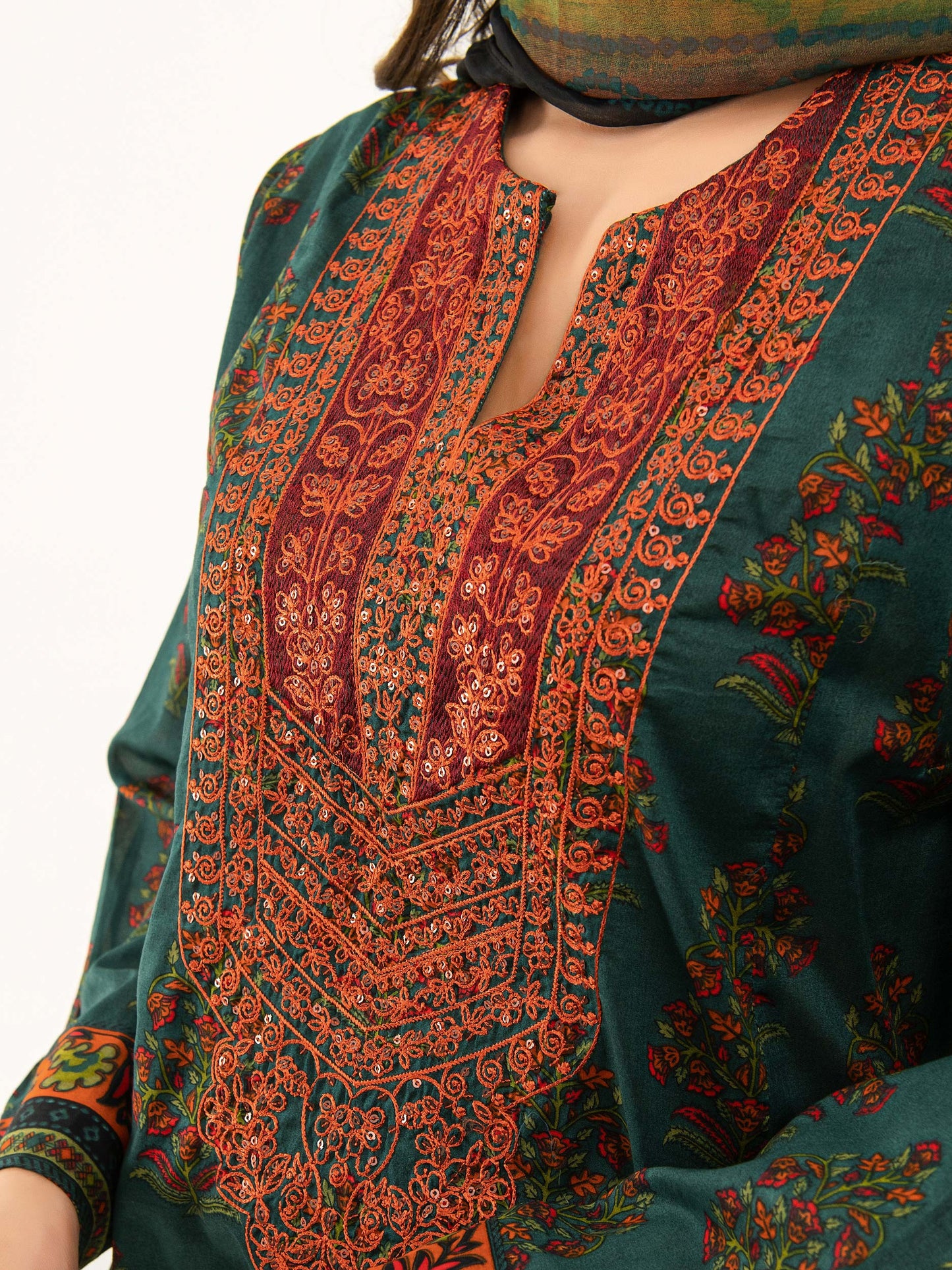 Embroidered Lawn Suit