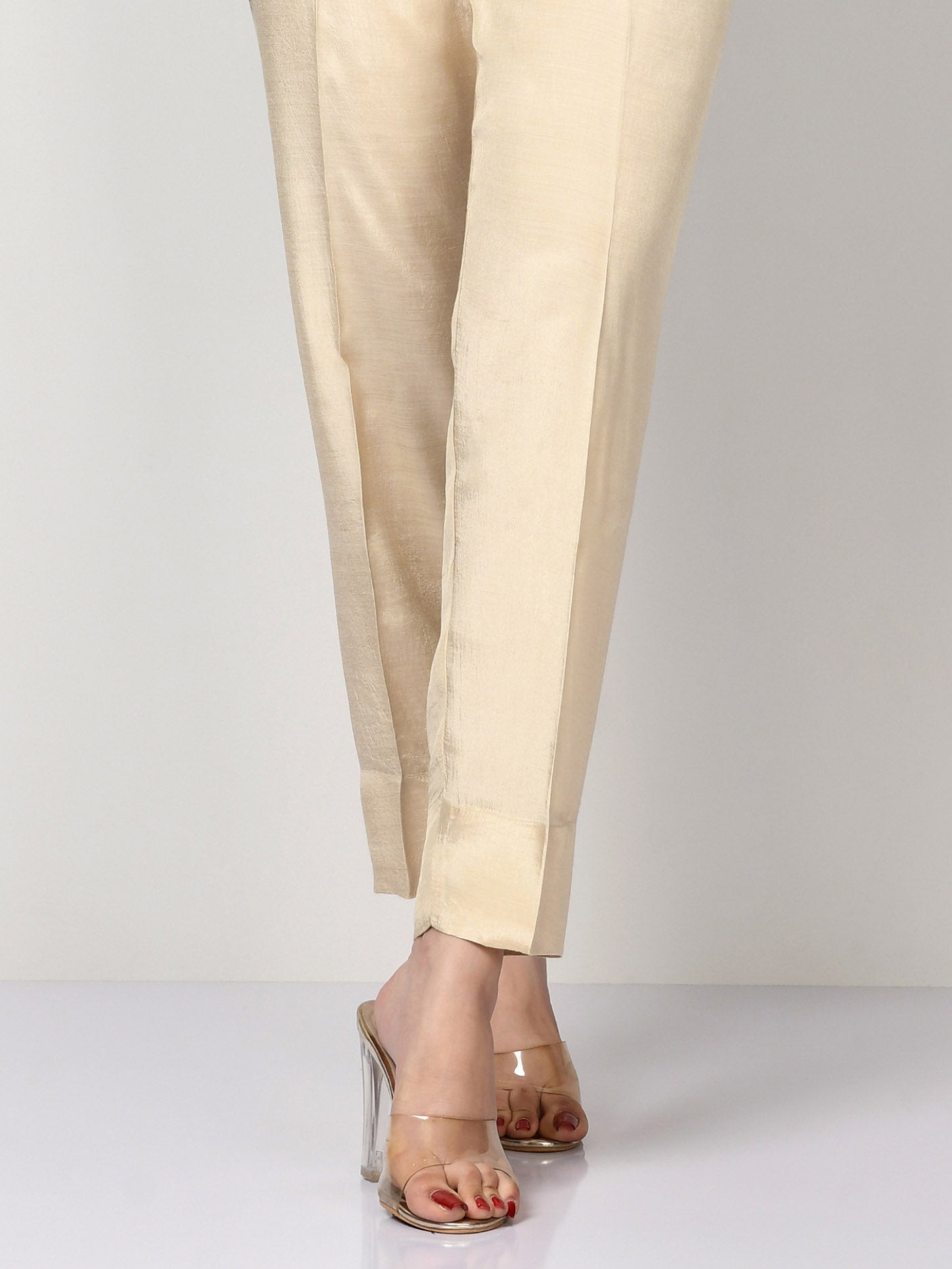 Raw Silk Trousers