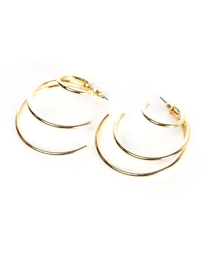 Tri-Looped Earrings