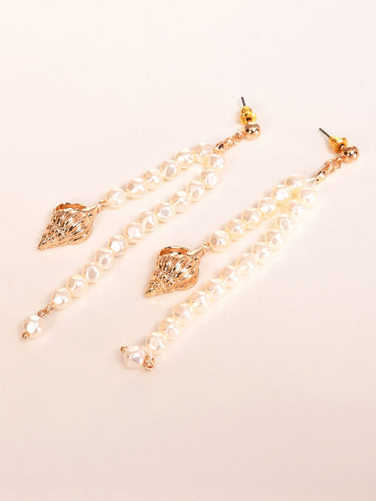 Pearl Tassel Earrings