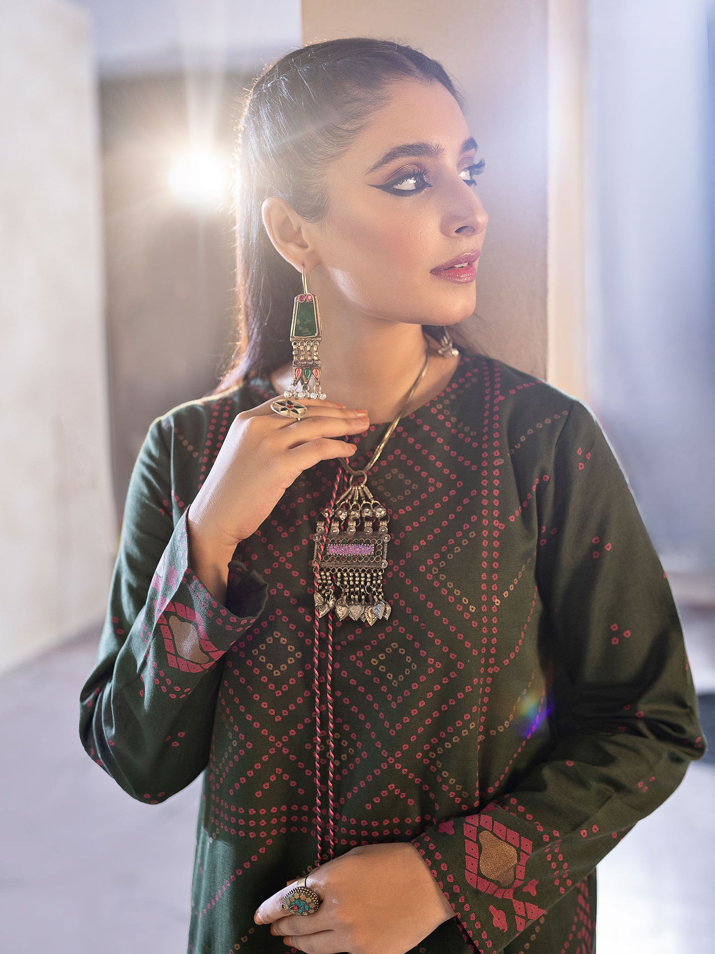 Khaddar Shirt-Paste Printed (Unstitched)