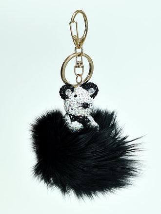 pompom-key-chain