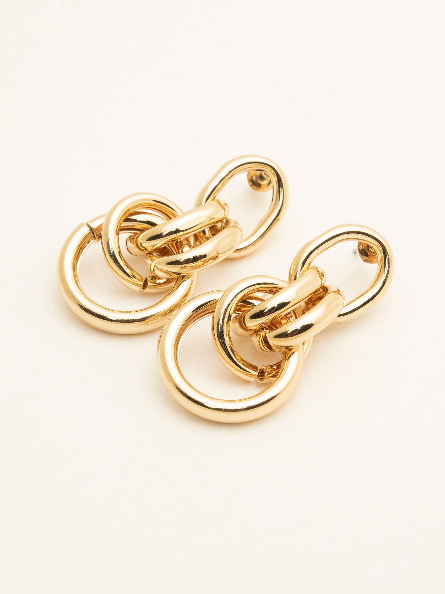 Golden Fashion Earrings