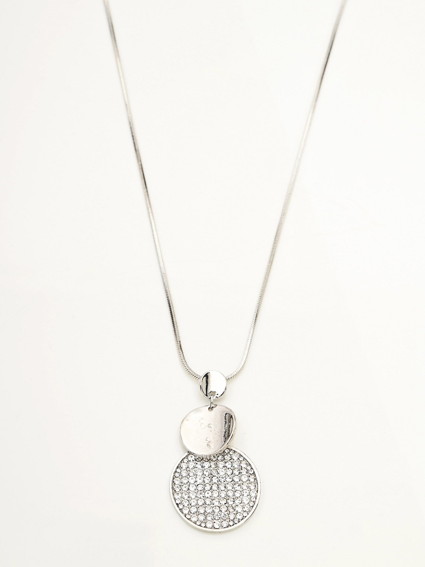 Rhinestone Pendant Necklace