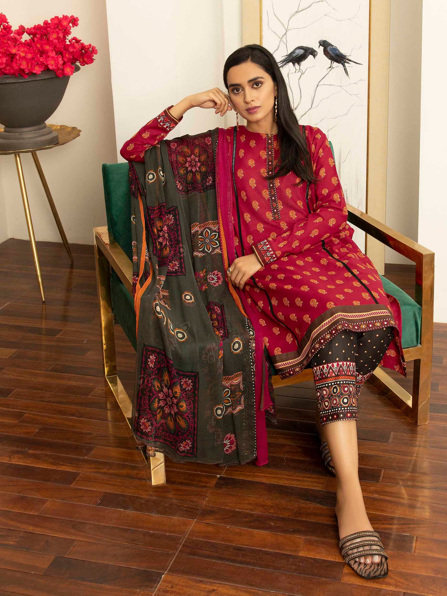 3 Piece Printed Lawn Suit