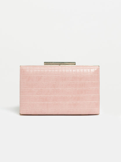 Textured Box Clutch